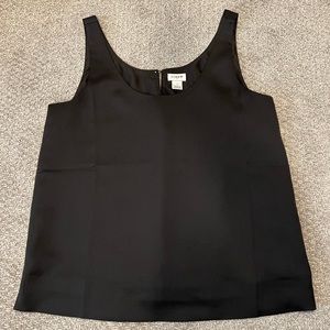 J crew faux silk blouse